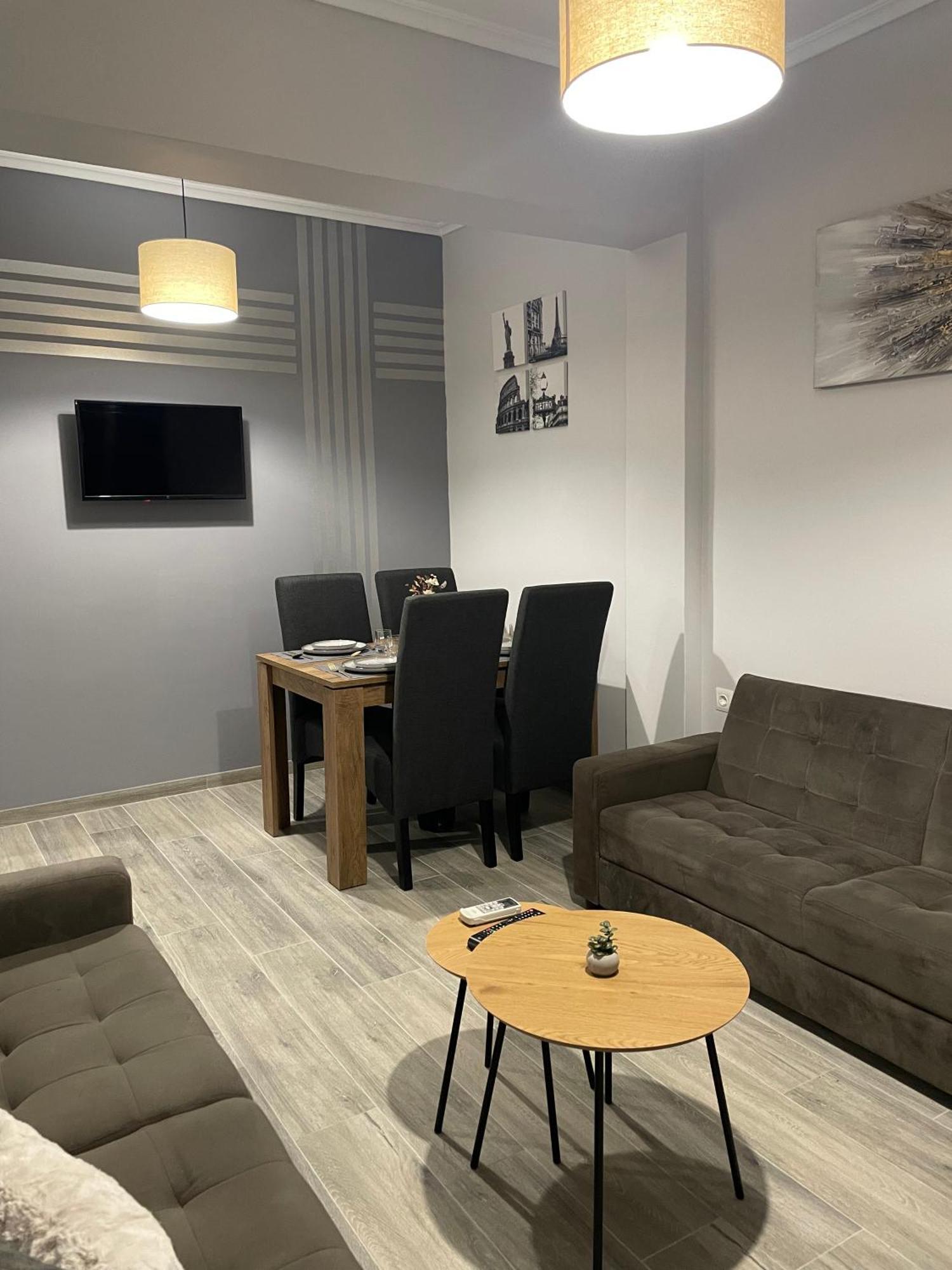 Dt Luxury Apartment Néa Péramos Esterno foto